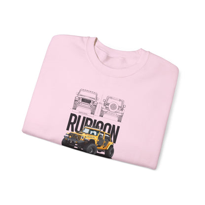 Rubicon Jeep Crewneck Sweatshirt - Perfect T-shirt for Adventure Lovers - CreativeRino
