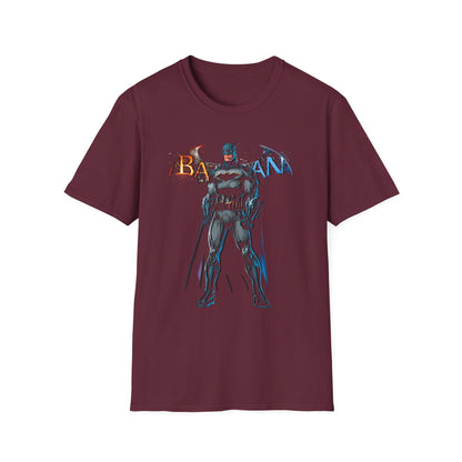 Vintage Batman Graphic Unisex Softstyle T-Shirt - CreativeRino