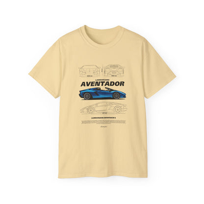 Aventador Sports Car Unisex Ultra Cotton Tee | Car T-shirt - CreativeRino