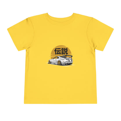 Toddler Racing Tee with Japanese Kanji Design - CreativeRino