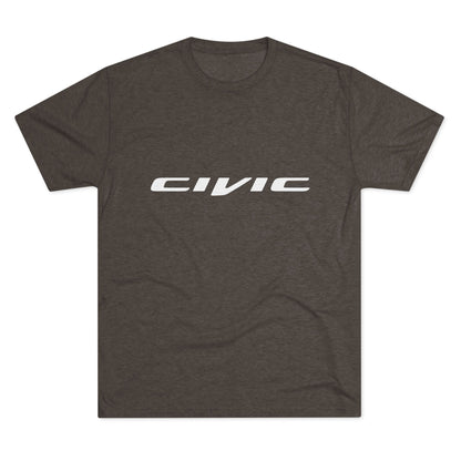 Honda Civic Estilo Enthusiast Unisex Tri-Blend Crew Tee - Retro Car T-shirt Design - CreativeRino