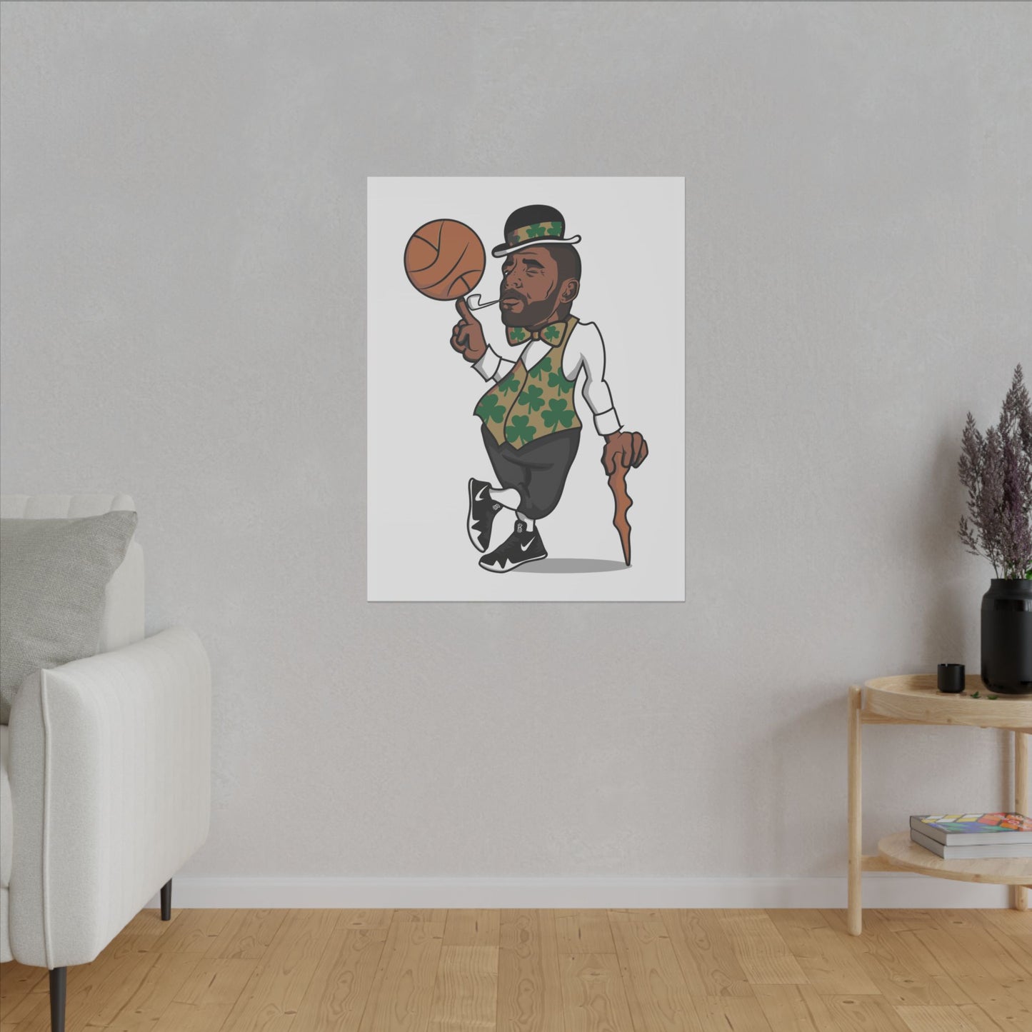 Khris Middleton Art Canvas - Basketball Player Print - CreativeRino