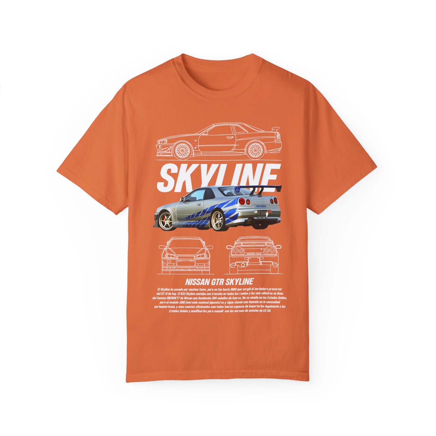 Nissan GTR Skyline Unisex  T-Shirt - Perfect T-shirt for Car Enthusiasts - CreativeRino