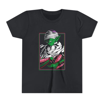 Anime-Inspired Youth Short Sleeve Tee - Dragon Ball Character T-shirt Design - CreativeRino
