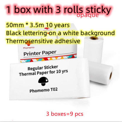 Portable Mini Thermal Label Printer Home Photo Printer Student Wrong Question Printer Bluetooth-compatible Mini Label Printer Price Tag CreativeRino