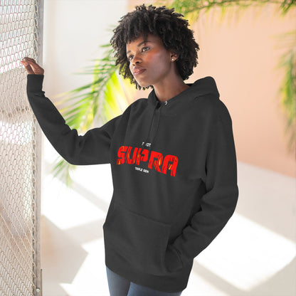 Toyota Supra Triple Gem Fleece Hoodie - Supra T-shirt Design for Streetwear Lovers - CreativeRino