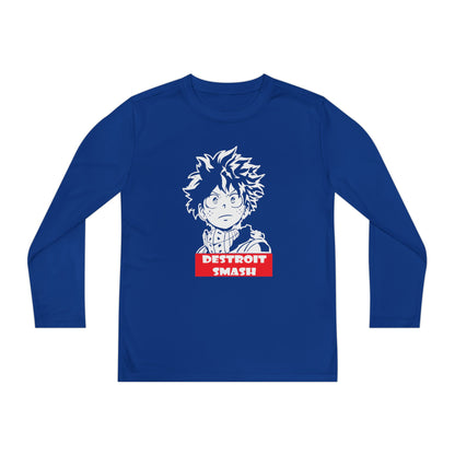 My Hero Academia Youth Long Sleeve Tee - Detroit Smash Anime T-shirt - CreativeRino