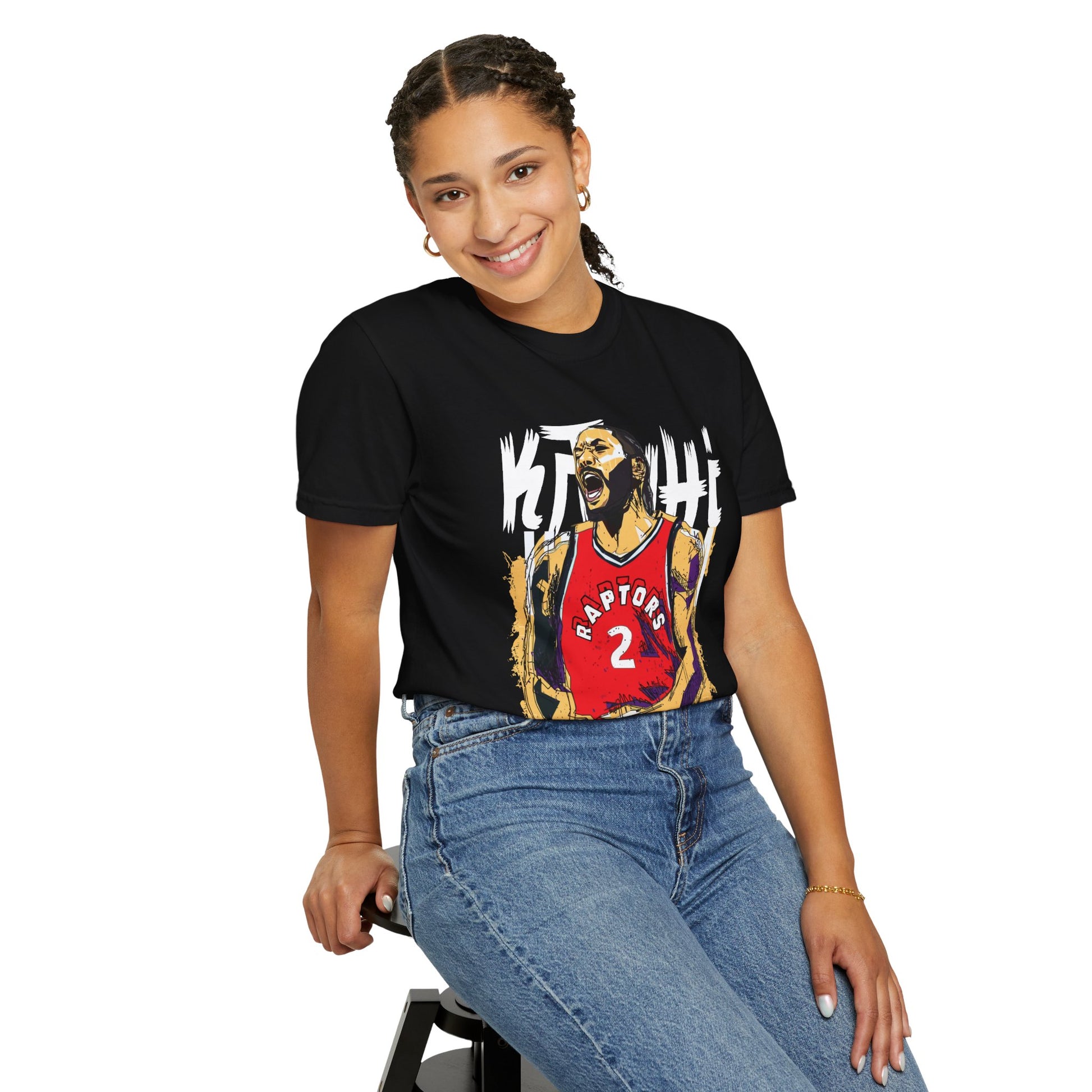Kawhi Leonard Basketball T-shirt for Fans | Unisex Garment-Dyed Tee - CreativeRino