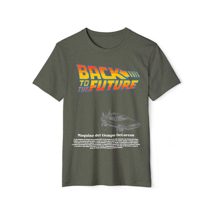 Back to the Future Unisex Recycled Organic T-Shirt | Eco-Friendly Movie Tee - CreativeRino