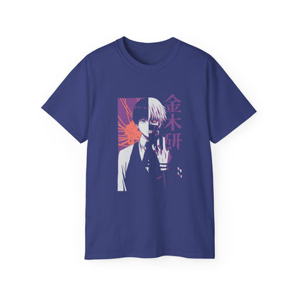 Anime-Inspired Unisex Ultra Cotton Tee – Tokyo Ghoul Design, Perfect T-shirt for Fans! - CreativeRino
