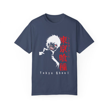 Tokyo Ghoul Unisex Garment-Dyed Tee - Perfect T-shirt for Anime Fans - CreativeRino