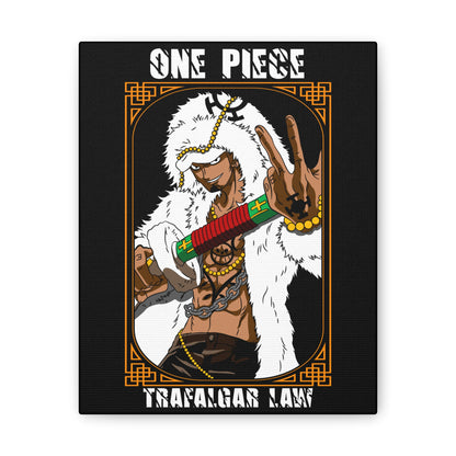 One Piece Trafalgar Law Canvas Art - Bold Character Wall Decor - CreativeRino
