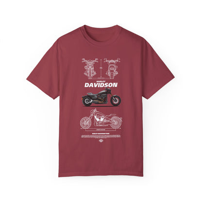 Harley Davidson Vintage Motorcycle Unisex T-Shirt - CreativeRino
