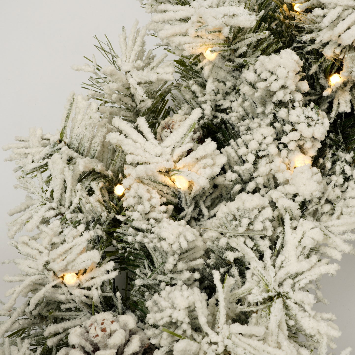 Deluxe 4-Piece Pre-Lit Christmas Tree & Garland Set | LED Entrance & Flower Decor