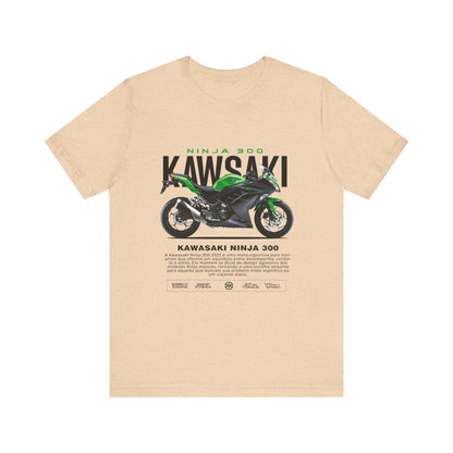 Kawasaki Ninja 300 Unisex T-Shirt - Vintage Motorcycle Graphic Tee - CreativeRino