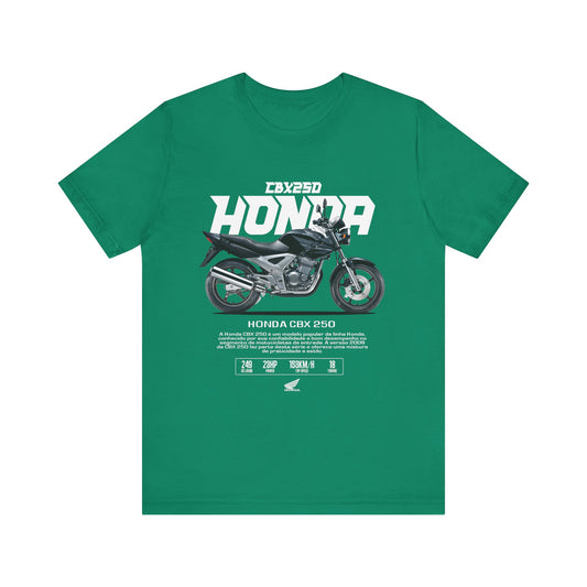Honda CBX 250 Motorcycle Unisex T-Shirt - Bold Graphic Tee for Riders - CreativeRino