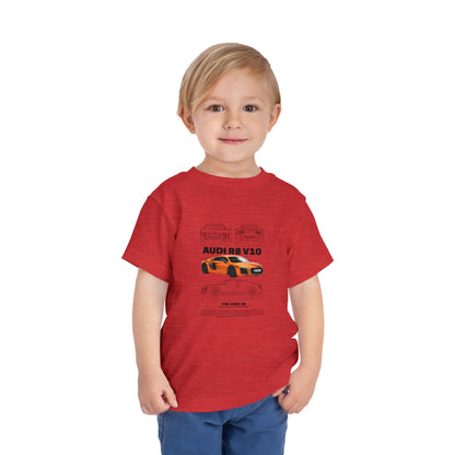 Audi R8 Car Lover Tee -  Graphic Short Sleeve Shirt | Car T-shirt - CreativeRino