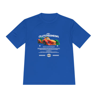 Rip Clutchgoneski Unisex Moisture Wicking Tee - Graphic T-shirt for Racing Fans - CreativeRino