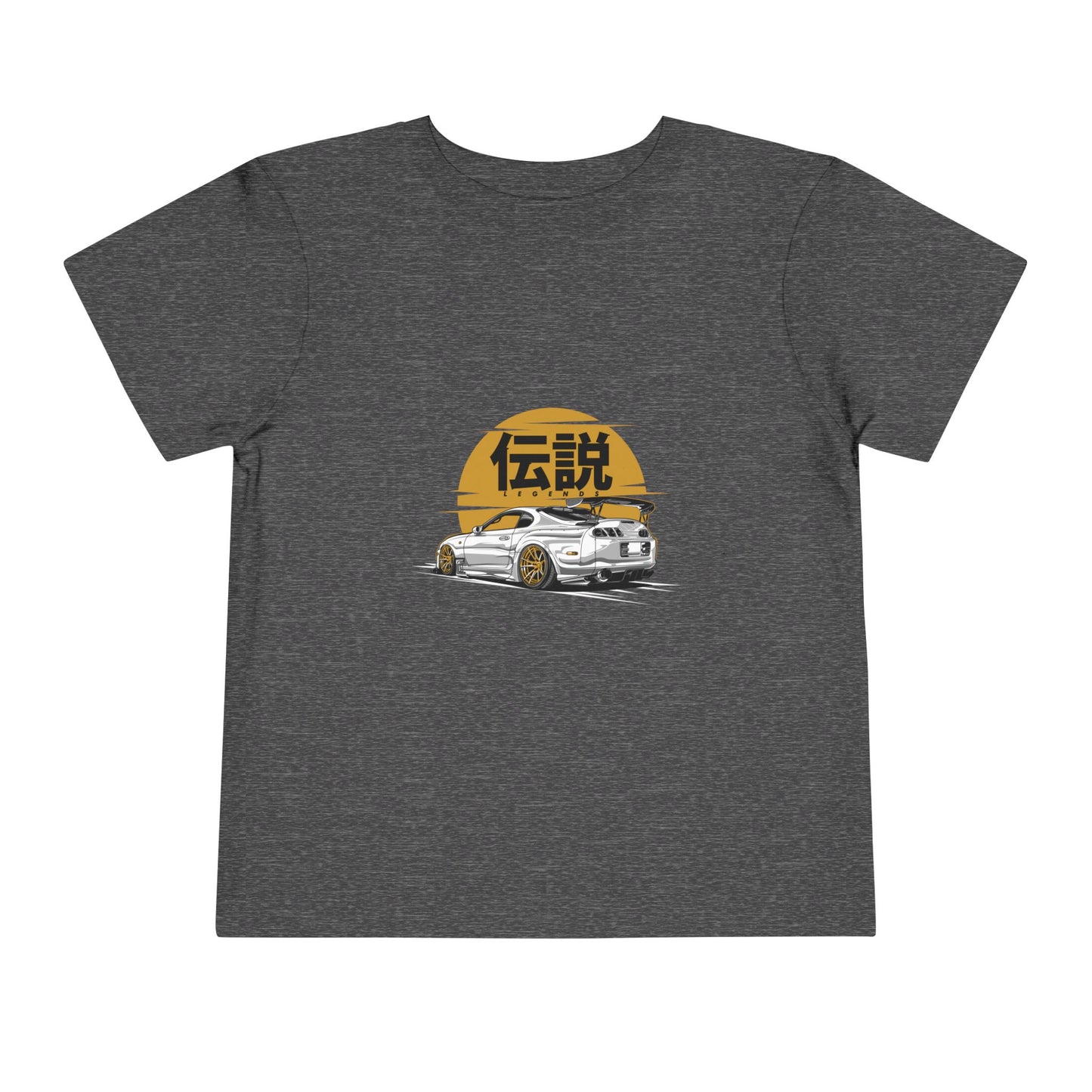 Toddler Racing Tee with Japanese Kanji Design - CreativeRino