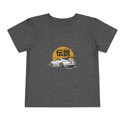 Toddler Racing Tee with Japanese Kanji Design - CreativeRino
