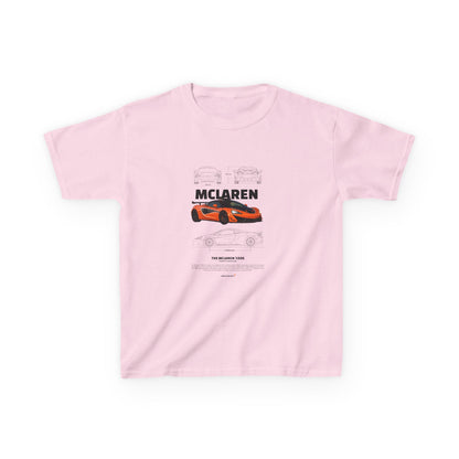 McLaren 720S Kids Race Car Tee - Perfect T-shirt for Young Car Enthusiasts - CreativeRino