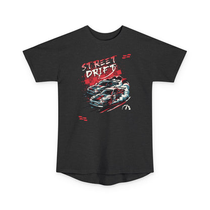 Street Drifter Unisex Long Body Urban Tee - Perfect T-ahirt for Car Enthusiasts - CreativeRino
