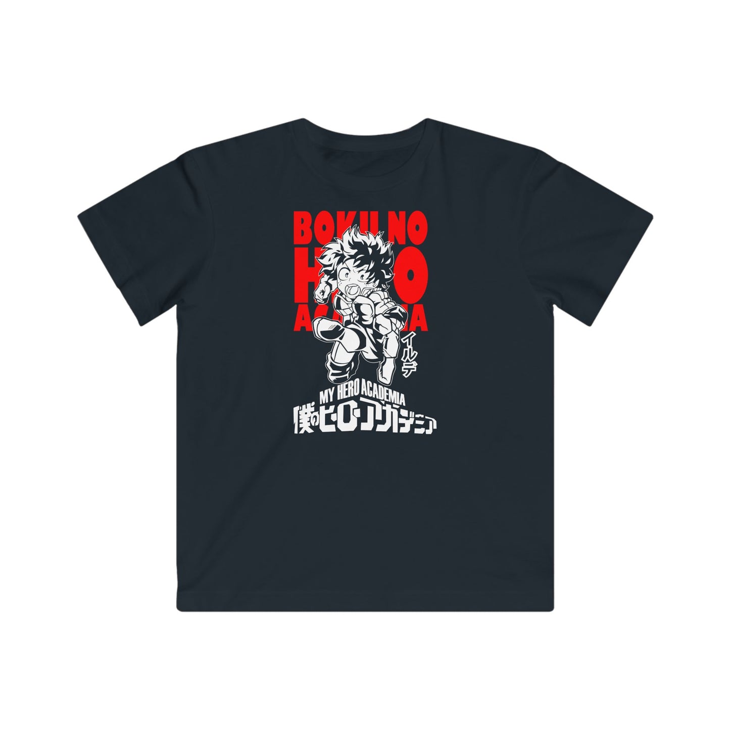 My Hero Academia Kids Fine Jersey Tee - Fun Anime Graphic T-shirt for Young Fans - CreativeRino