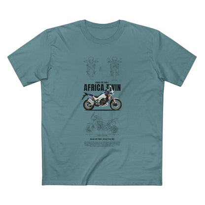 Honda CRF 1000 L Africa Twin ABS Motorcycle Enthusiast Tee - Africa Motorcycle T-shirt Design - CreativeRino