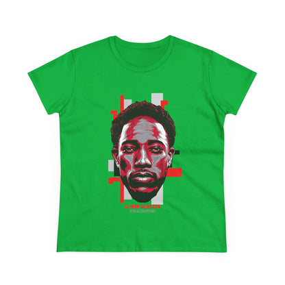 Women's Cotton Tee - De'Mar DeRozan Graphic T-shirt Design - CreativeRino