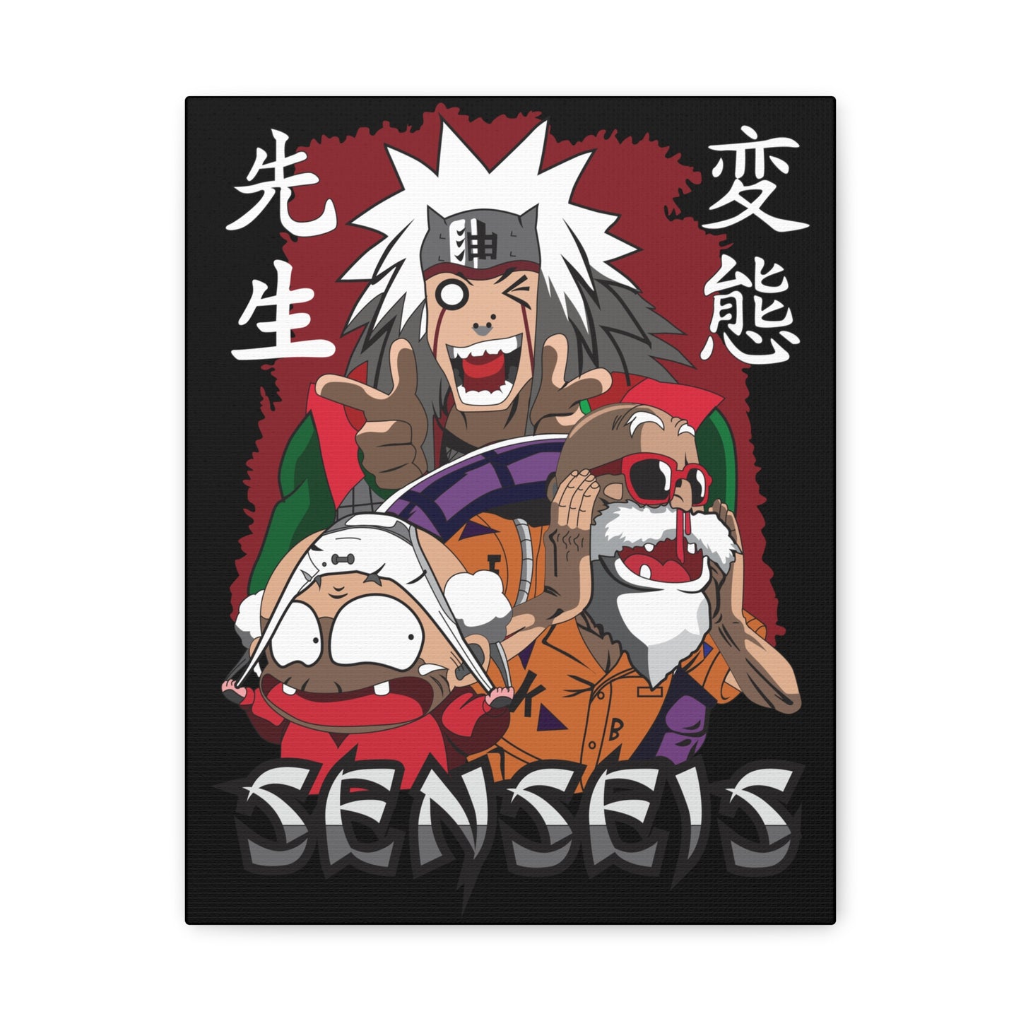 Anime Art Canvas - Senseis Wall Decor, Perfect for Naruto Fans and Collectors - CreativeRino