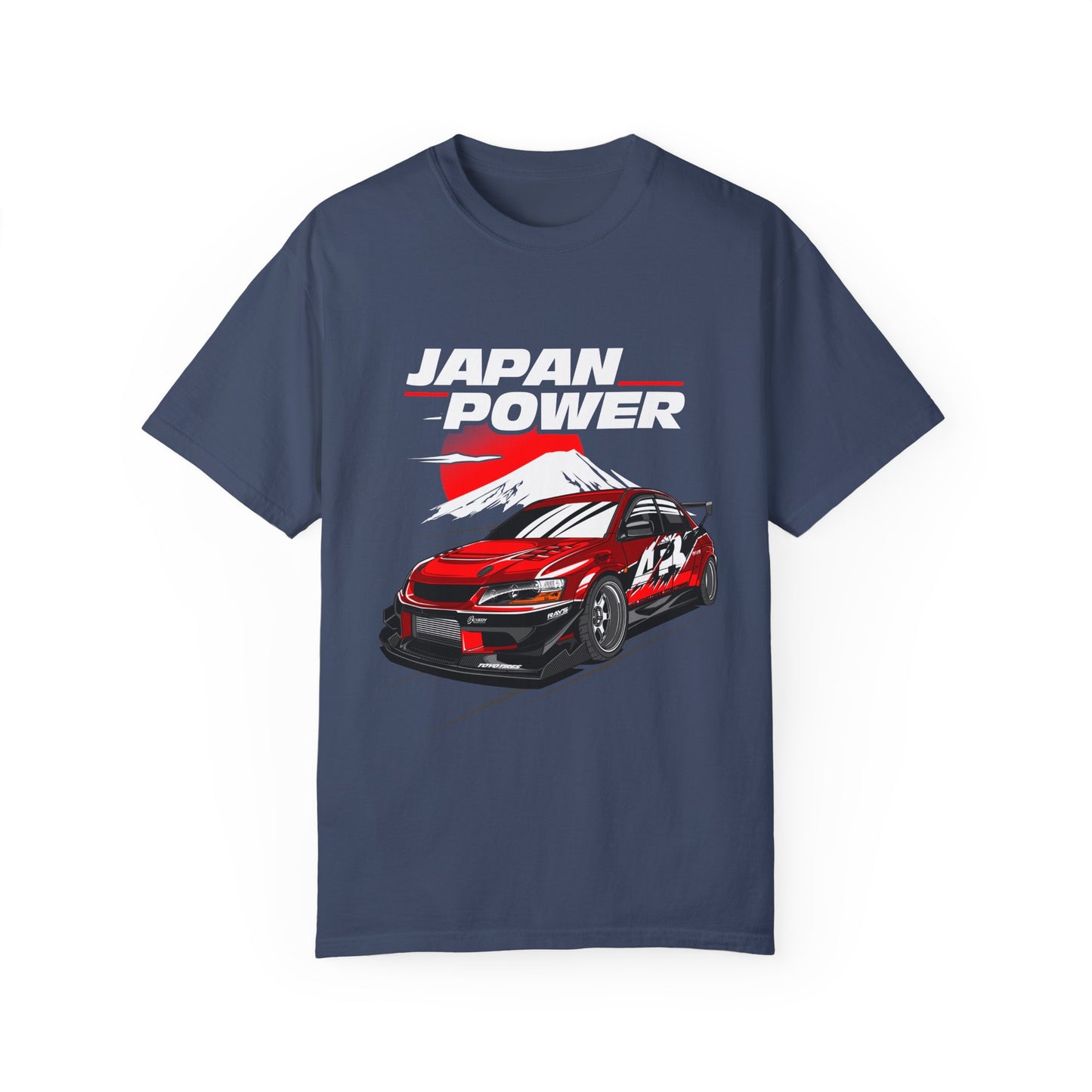 Japan Power Unisex T-Shirt - Vintage Car Design for Automotive Enthusiasts - CreativeRino