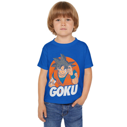 Goku Graphic Toddler T-Shirt – Dragon Ball Fun for Young Fans - CreativeRino