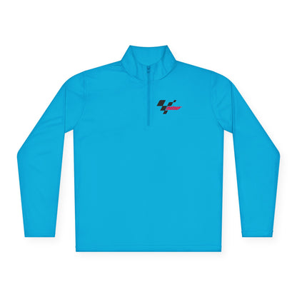 MotoGp Unisex Quarter-Zip Pullover - Stylish Sportswear for Active Lifestyles - CreativeRino