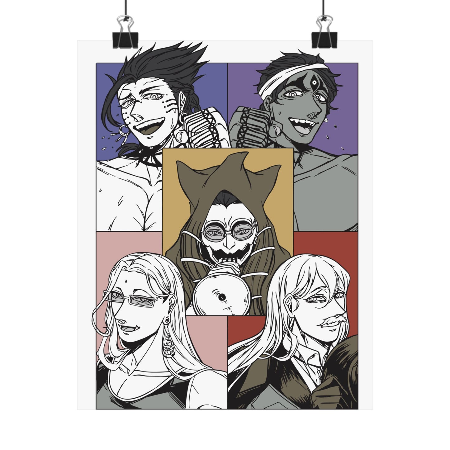 Anime Matte Vertical Posters Record of Ragnarok Wall Art - CreativeRino