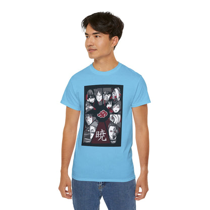 Anime-Inspired Unisex Ultra Cotton Tee - Akatsuki T-shirt Design - CreativeRino