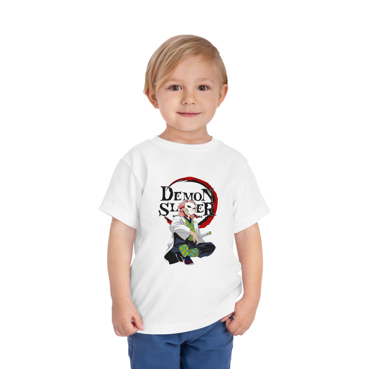 Demon Slayer Toddler Tee - Cute Anime T-shirt for Kids - CreativeRino
