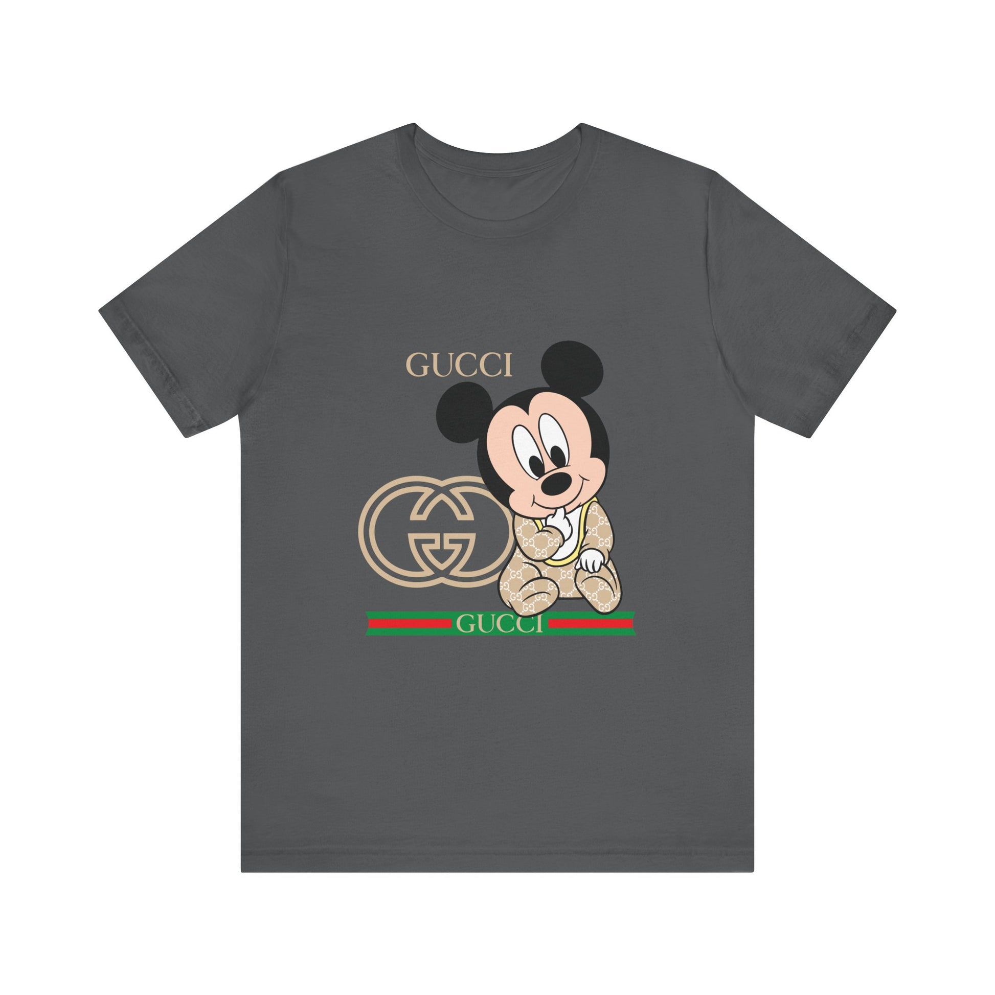 Mickey Mouse Gucci Tee - Unisex Short Sleeve T-shirt - CreativeRino