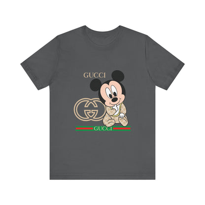 Mickey Mouse Gucci Tee - Unisex Short Sleeve T-shirt - CreativeRino