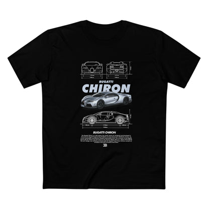 Bugatti Chiron Graphic Tee - Perfect for Auto Enthusiasts - CreativeRino