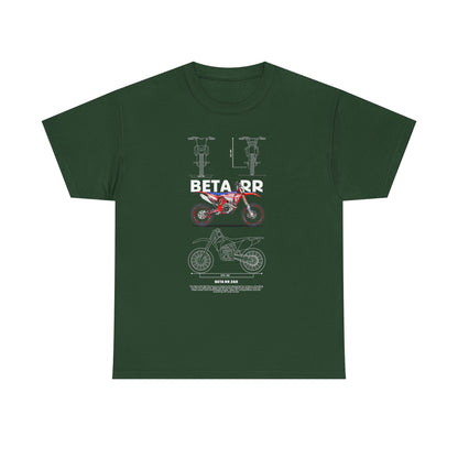 Unisex Heavy Cotton Tee - Beta RR Motorcycle Graphic T-shirt - CreativeRino