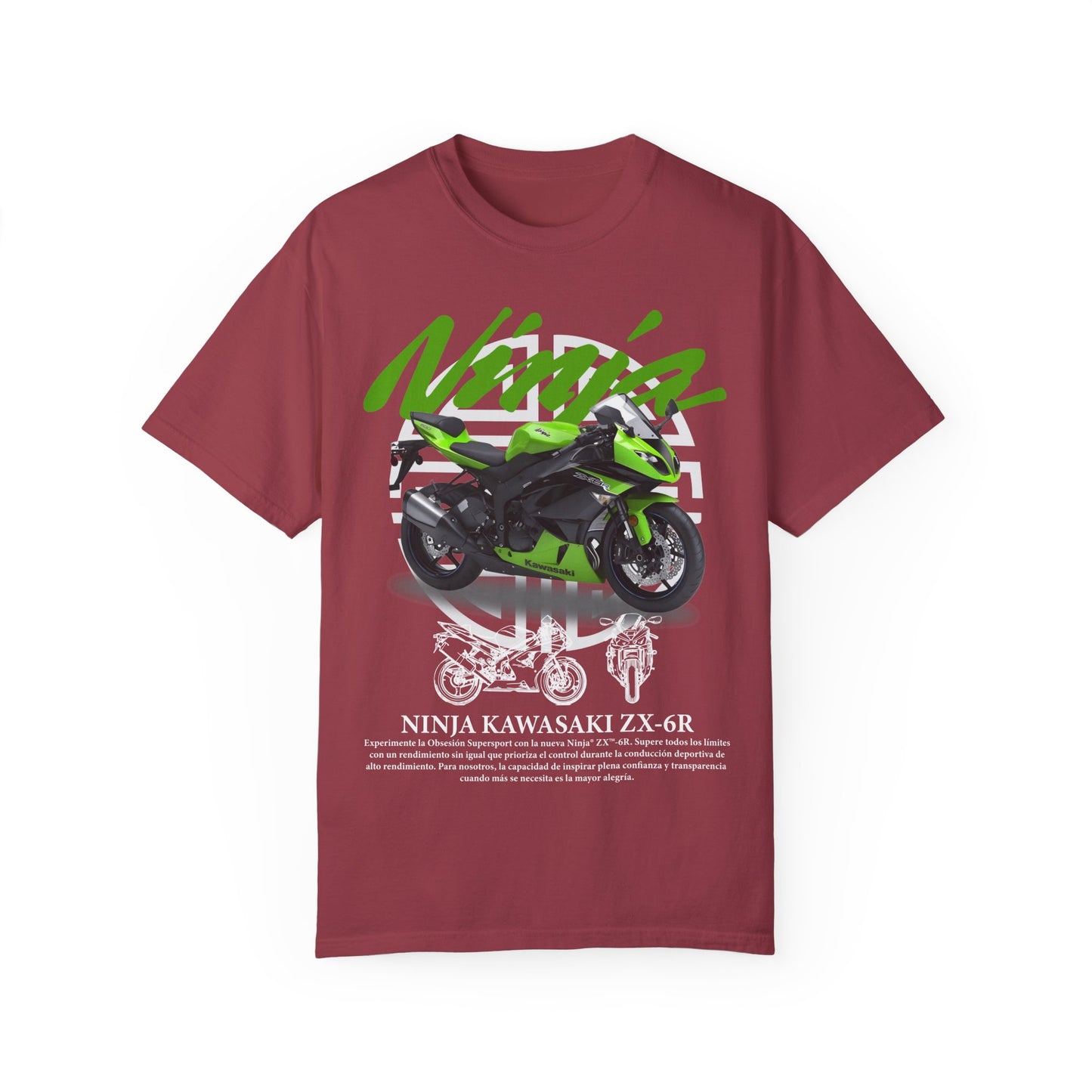 Ninja Kawasaki Z X-6R Unisex T-Shirt - Perfect for Motorcycle Enthusiasts - CreativeRino