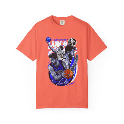 Unisex Garment-Dyed T-shirt | Luka Doncic "The Wonder Boy" Basketball Tee - CreativeRino