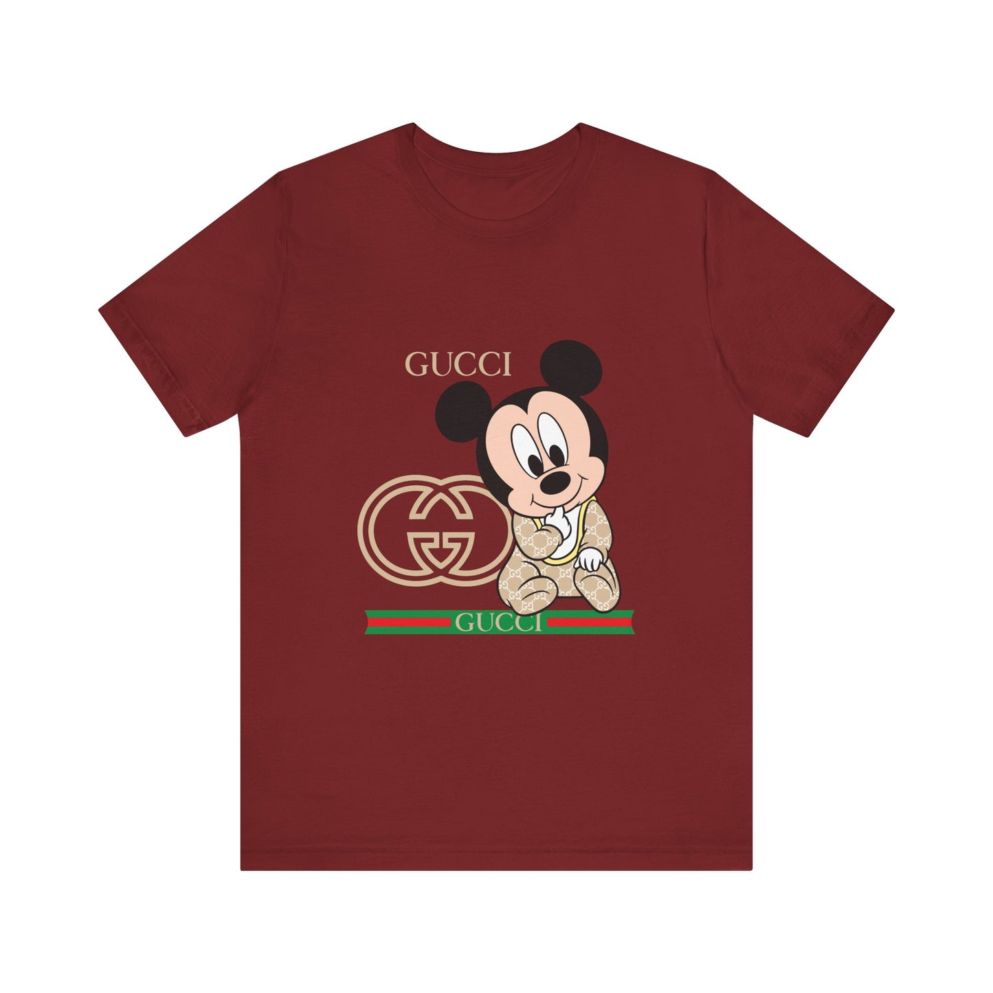 Mickey Mouse Gucci Tee - Unisex Short Sleeve T-shirt - CreativeRino