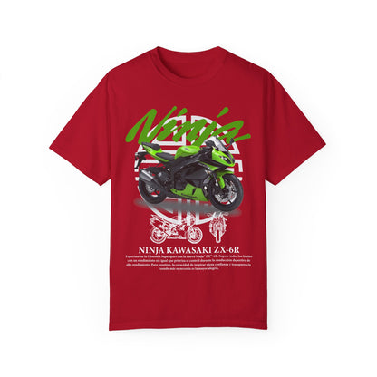 Ninja Kawasaki Z X-6R Unisex T-Shirt - Perfect for Motorcycle Enthusiasts - CreativeRino