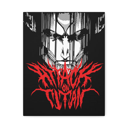 Attack on Titan Canvas Wall Art - Matte Stretched Art for Anime Fans - CreativeRino