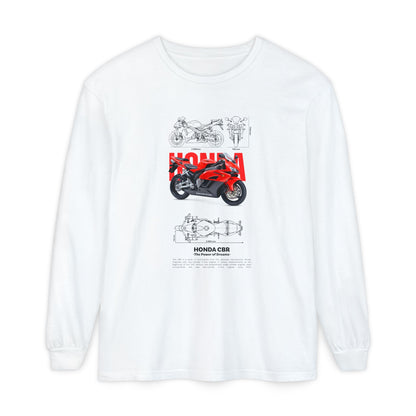 Honda CBR Long Sleeve T-Shirt for Motorcycle Lovers - CreativeRino