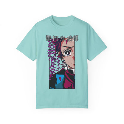 Demon Slayer Unisex Garment-Dyed T-shirt - Anime Inspired Art - CreativeRino