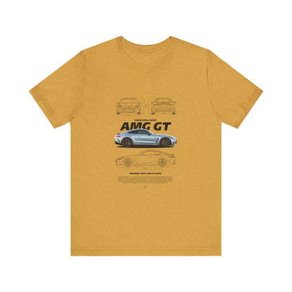 AMG GT Unisex Jersey Short Sleeve Tee - Perfect for Car Enthusiasts - CreativeRino