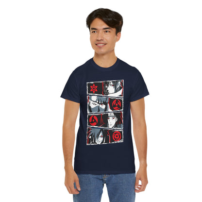 Anime Inspired Unisex Heavy Cotton Tee - Naruto T-shirt Design - CreativeRino