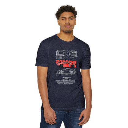 Porsche Gt3rs Vintage Graphic Unisex T-Shirt | Perfect Gift for Car Enthusiasts - CreativeRino